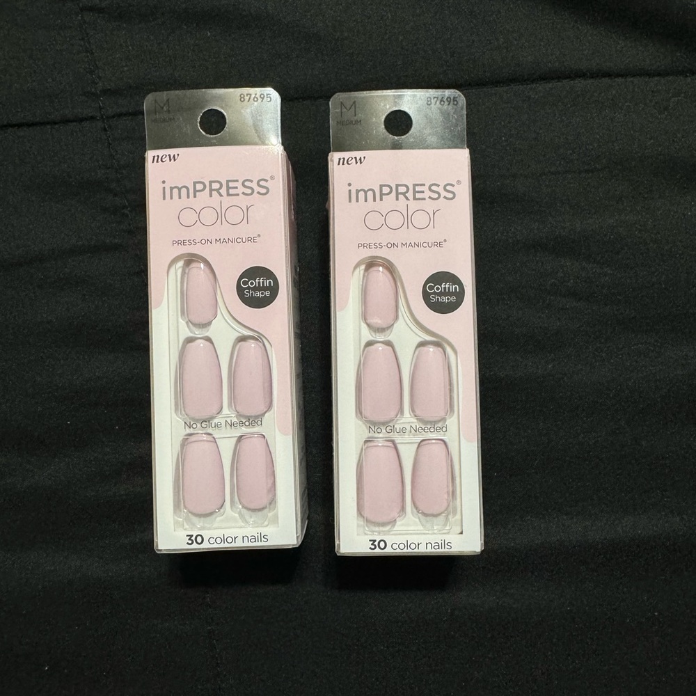 Kiss Impress press on nails with tabs! New